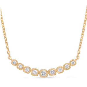 14K Yellow Gold Necklace With Diamonds (0.25 ct.tw.)