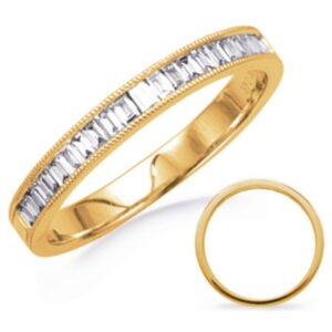 14K Yellow Gold Ring With Baguette Diamonds (0.33 ct.tw)